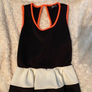 Black and White Dress